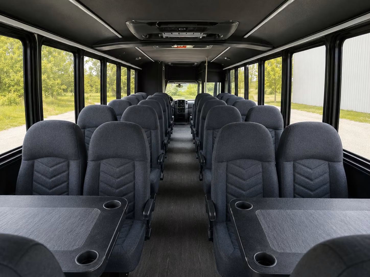18 passenger minibus inside