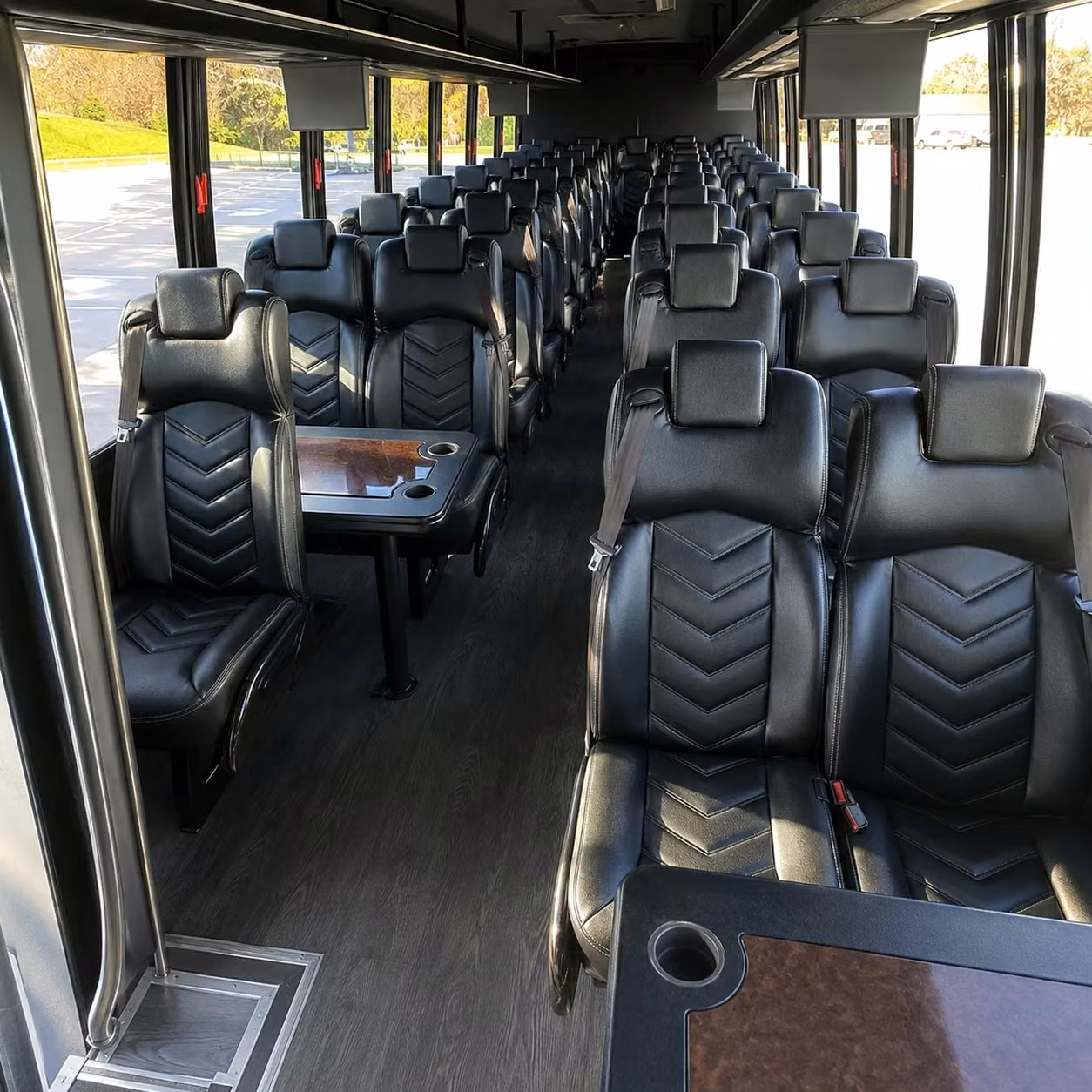 25 passenger minibus inside