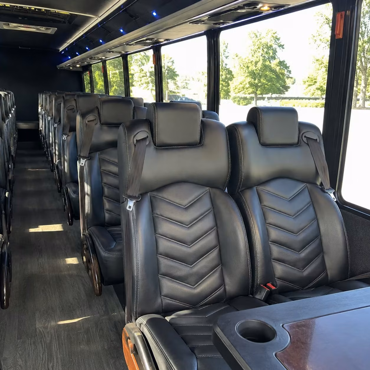 28 passenger minibus inside