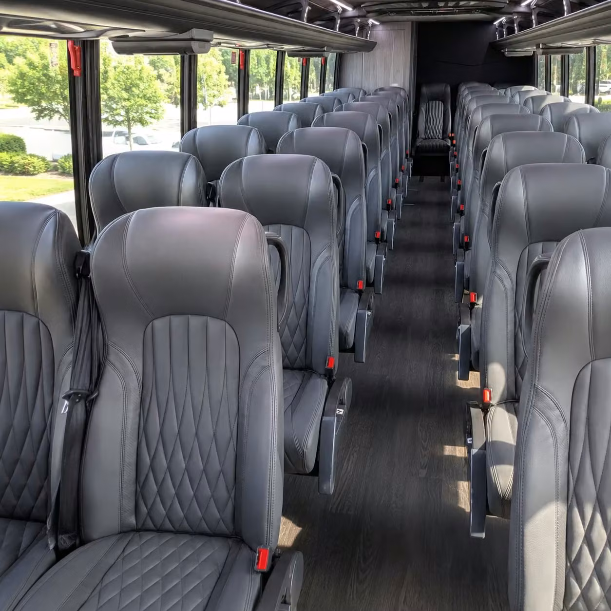 35 passenger minibus interior