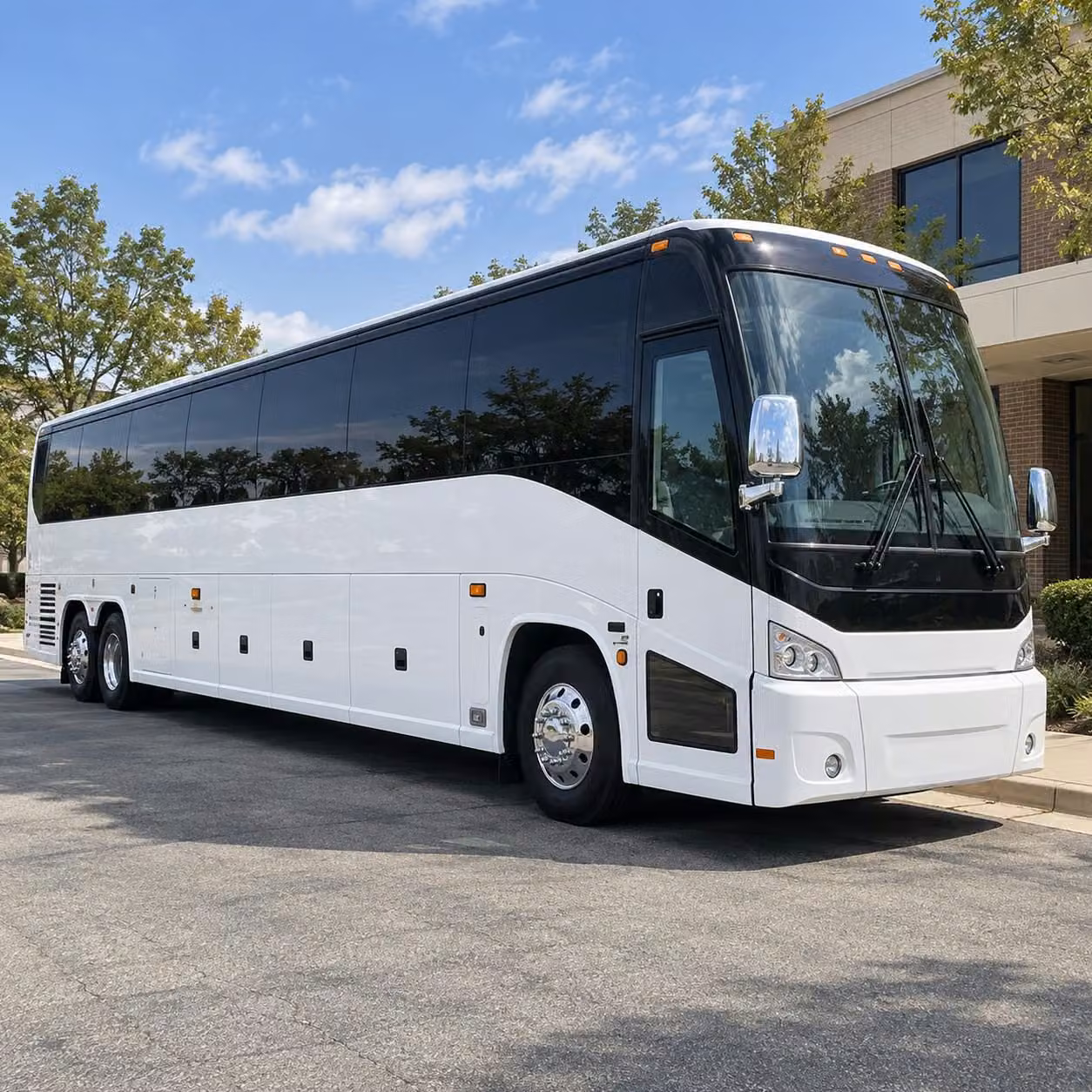 choose a whittier corporate shuttle bus for employee commutes and company events