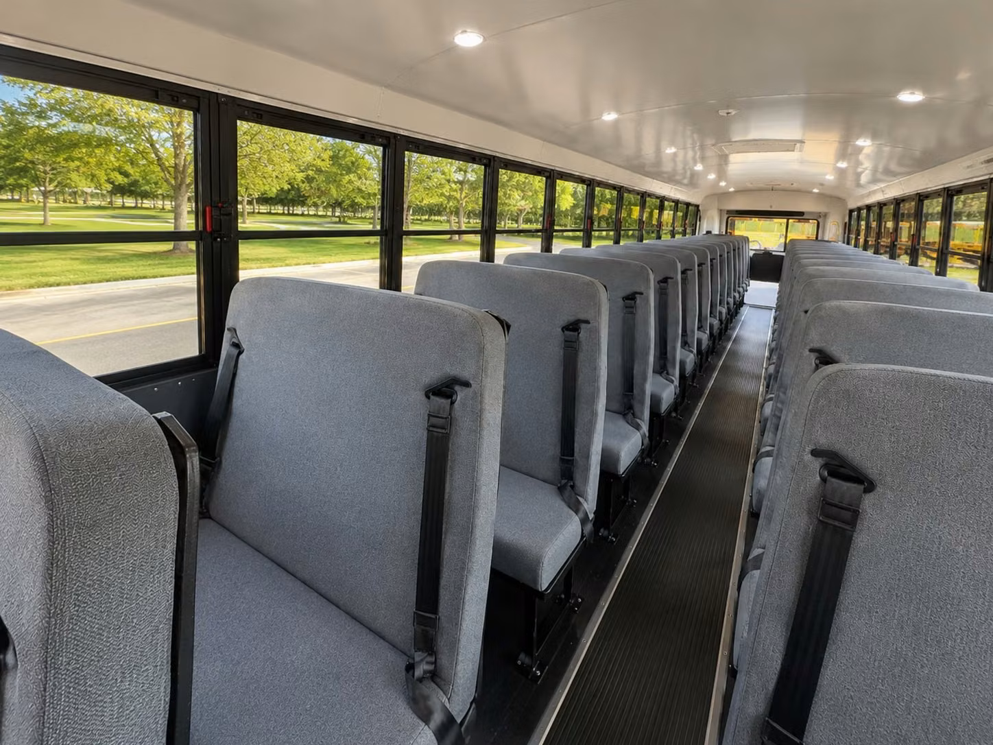 school bus interior