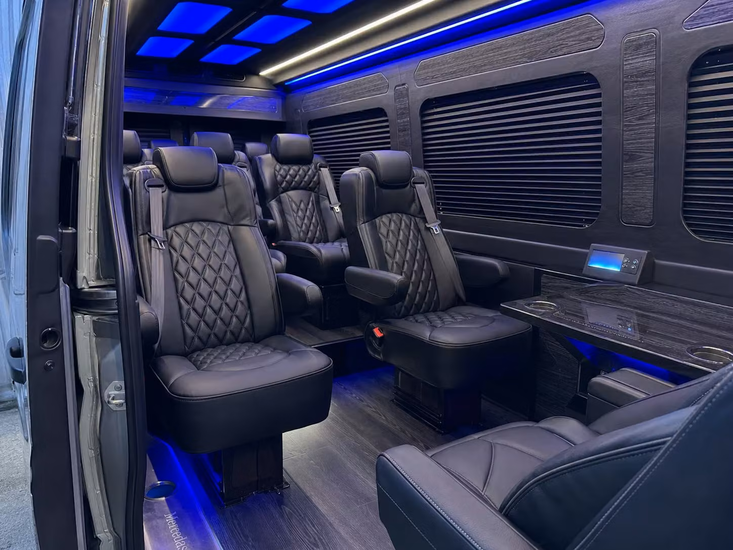 sprinter van transportation for groups and events across whittier