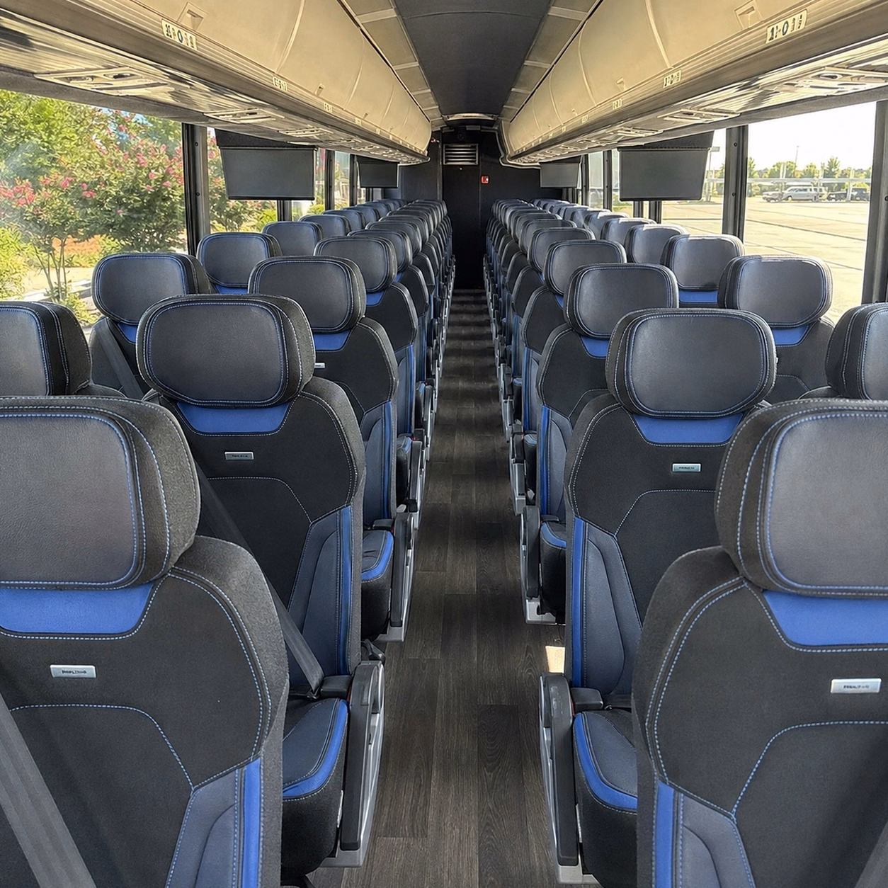whittier charter bus interior